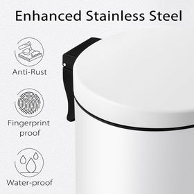TIPGO odor-seal helps minimize bathroom smells when the lid is closed.