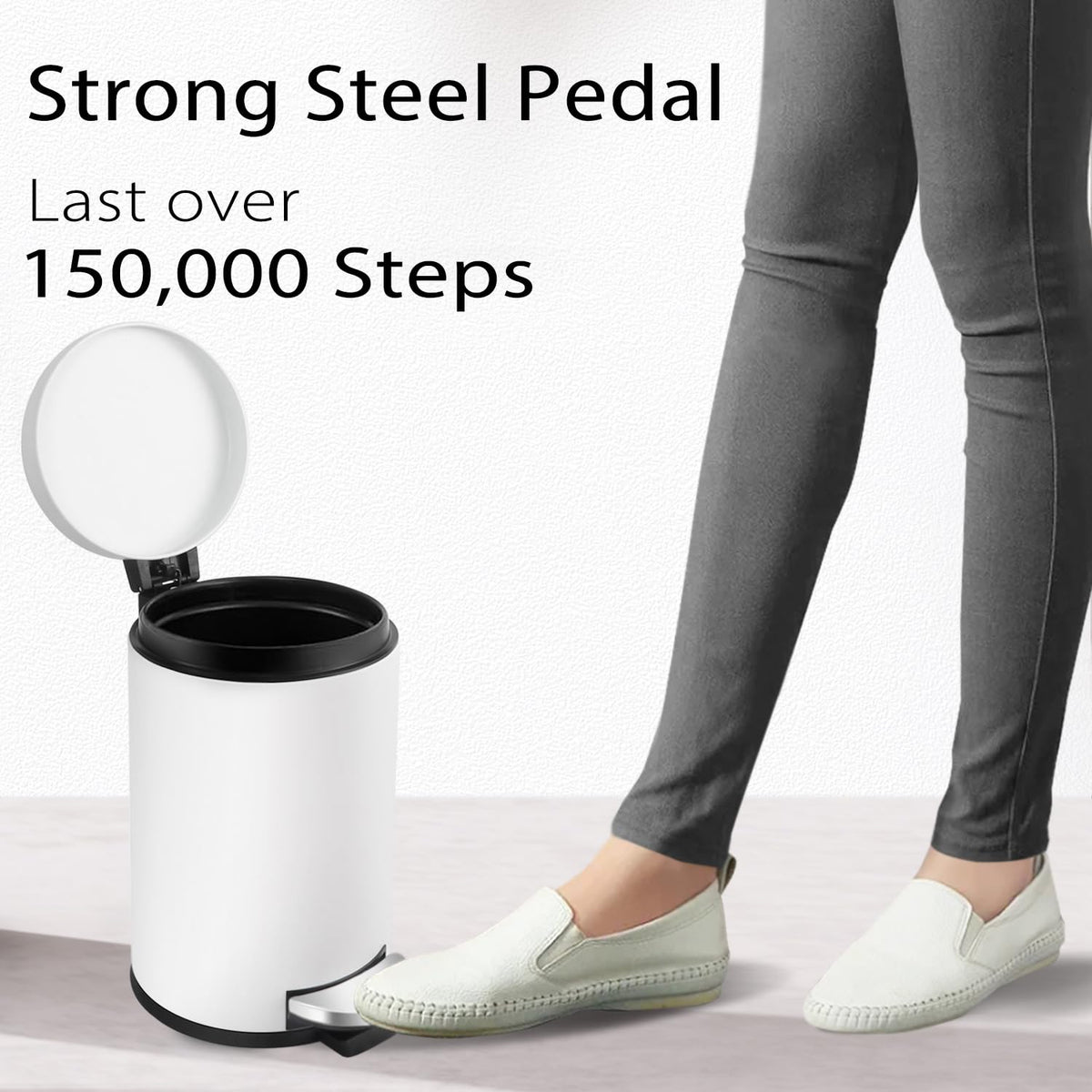 TIPGO removable inner bucket for easy bag changes and cleaning.