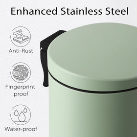 TIPGO unit features removable inner bucket for easy bag changes and cleaning.