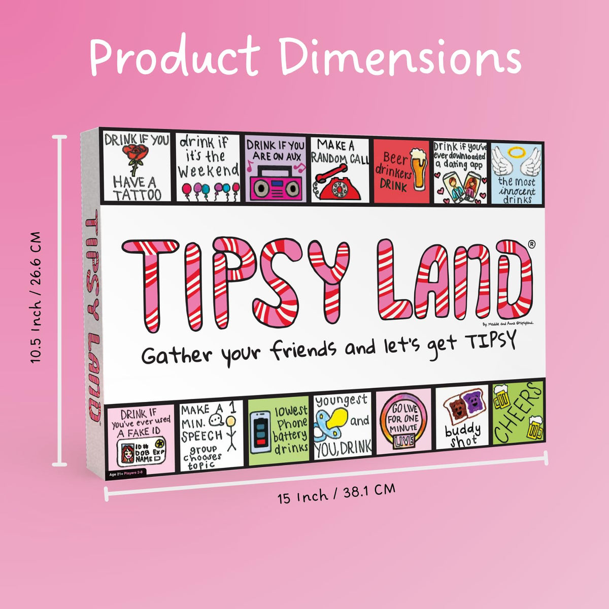 TIPSY LAND Original Edition instruction manual for easy setup