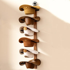 TipsyTree DIY wall mount for flexible hat display in any space.