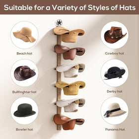 TipsyTree Hat Rack hardware and screws for secure wall mounting.