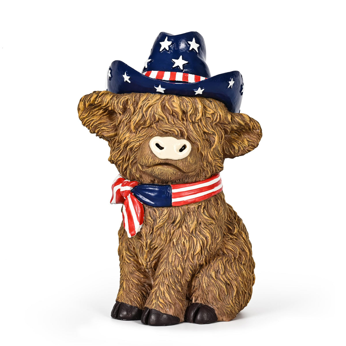 TISEJOY Highland Cow hand-painted detail showcasing craftsmanship.