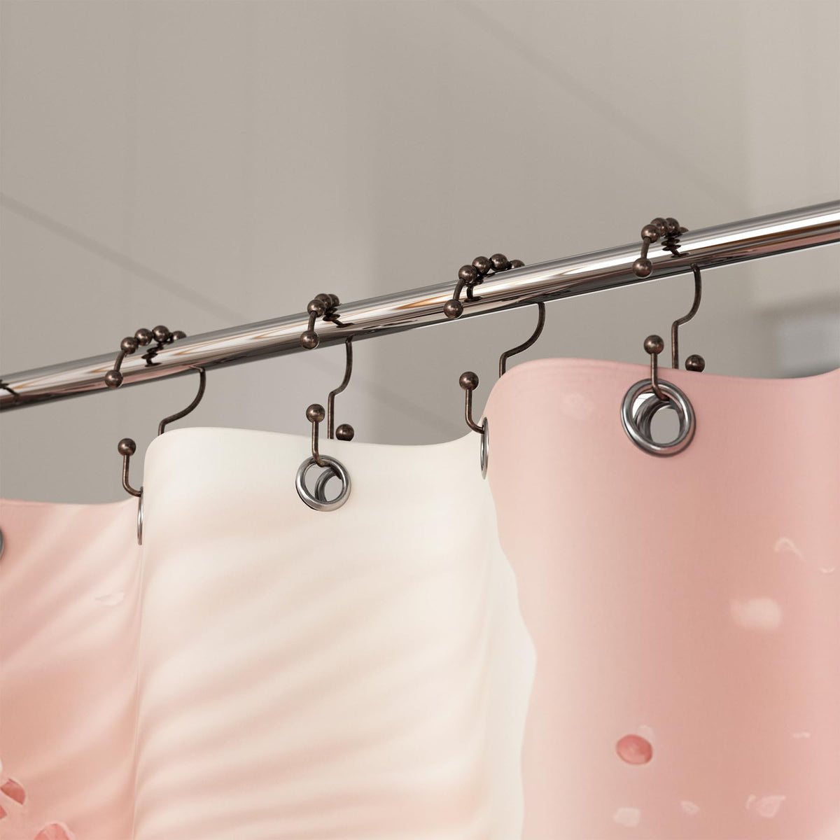 Titanker bronze bathroom hooks improve glide and reduce snagging during daily use