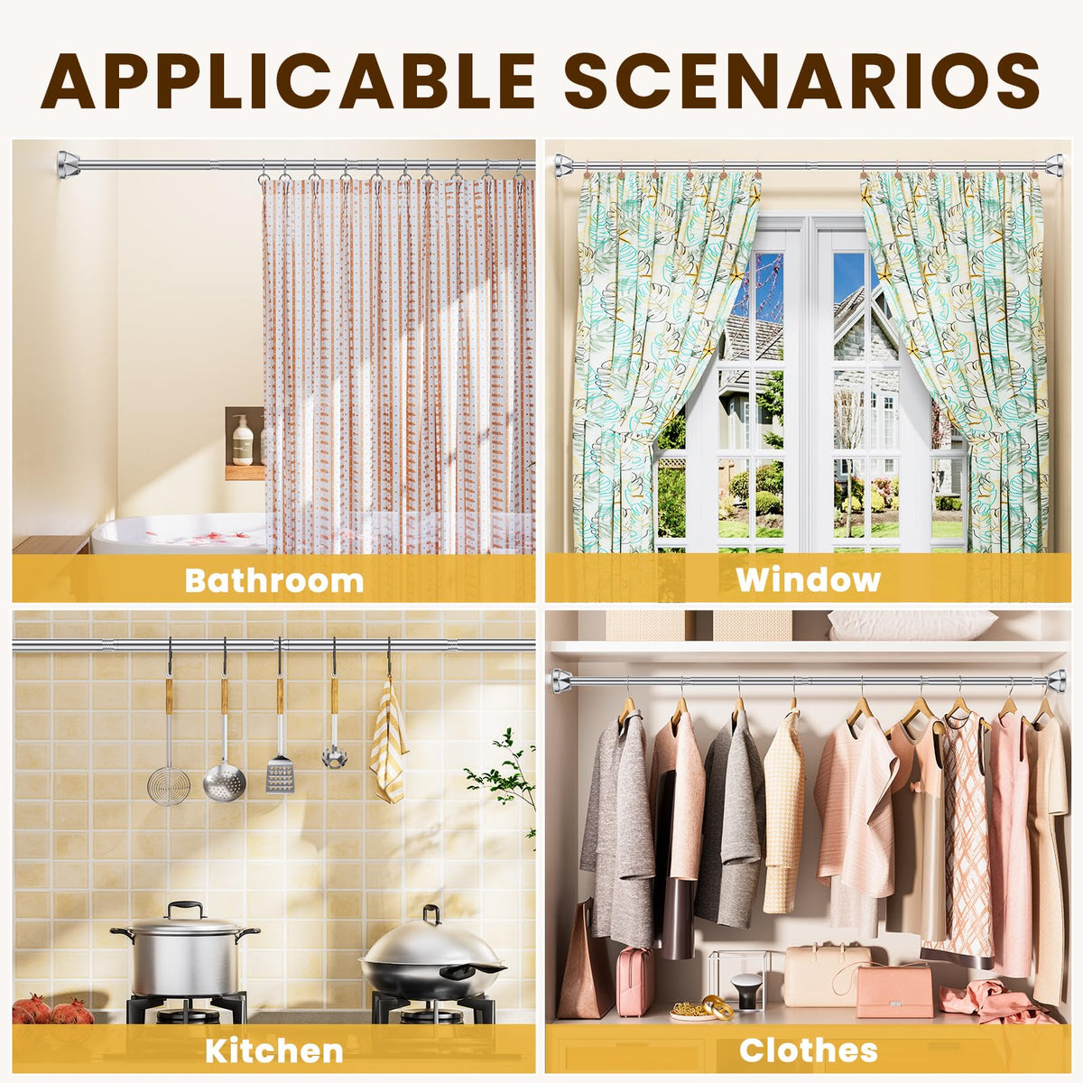TITGIPE heavy-duty hold supports up to 30 pounds for reliable curtain support.