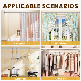 TITGIPE heavy-duty hold supports up to 30 pounds for reliable curtain support.