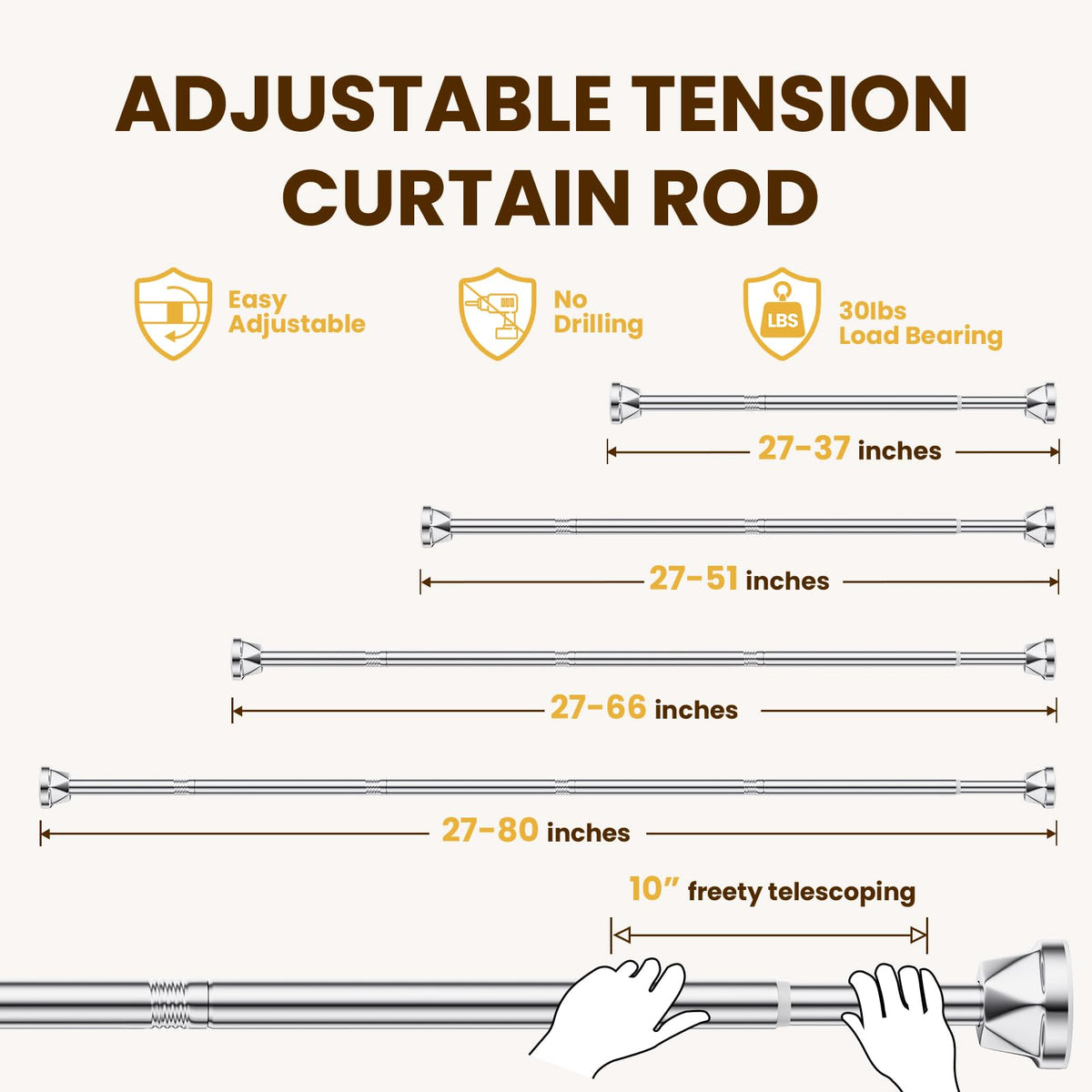 TITGIPE stainless-steel body resists corrosion for durable daily use.