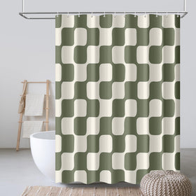 Tititex 72x72 inch curtain with hooks for easy installation.