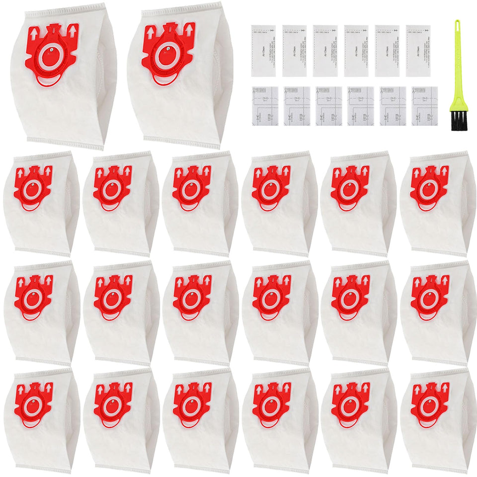 Tivcroxs 20 dust bags for Miele, improved filtration.