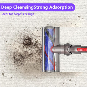 Dyson V-series compatibility supports versatile home cleaning options.