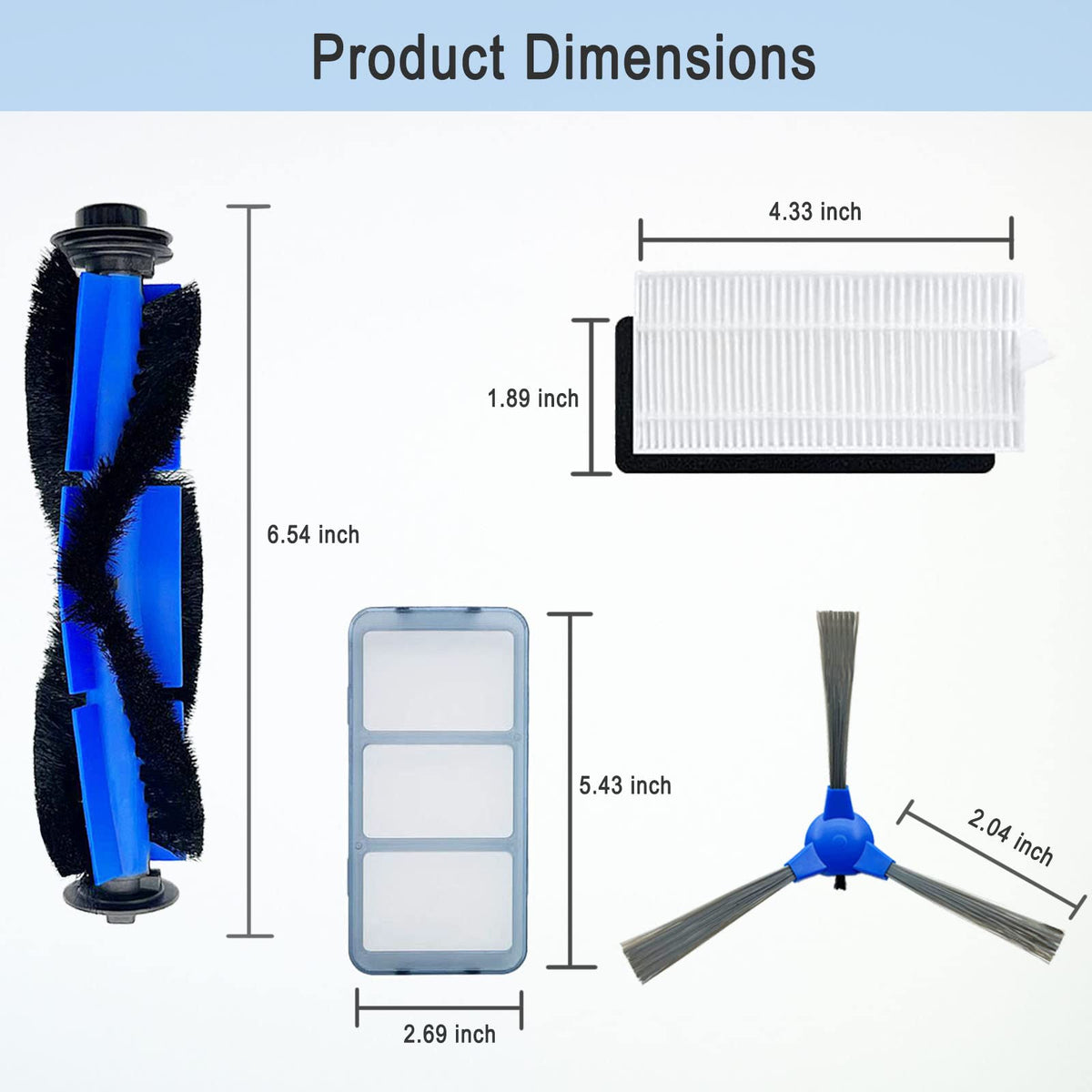 Tivcroxs rolling brush guard for RoboVac protects components during cleaning