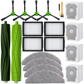 Tivcroxs Roomba Combo replacement kit with multi-surface brushes for thorough cleaning.