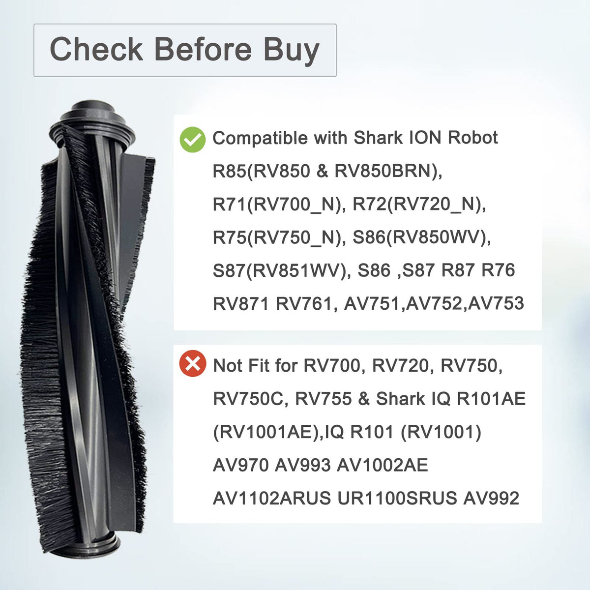 Tivcroxs Shark ION robot filters replacement maintains suction efficiency.