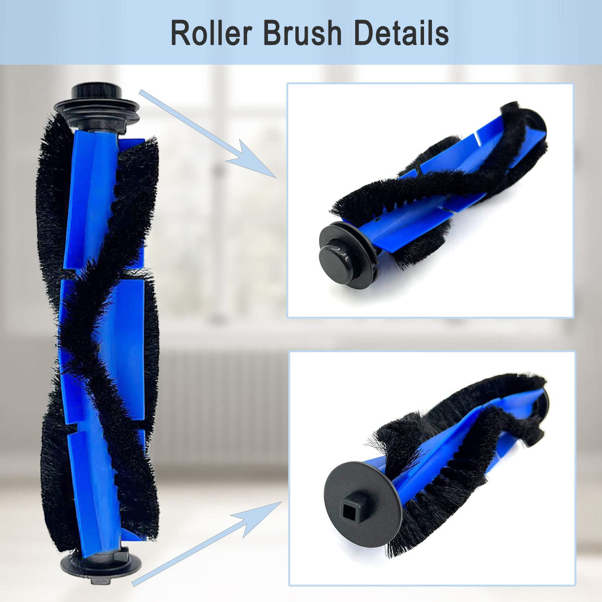 Tivcroxs side brush for RoboVac reaches corners without scratching floors