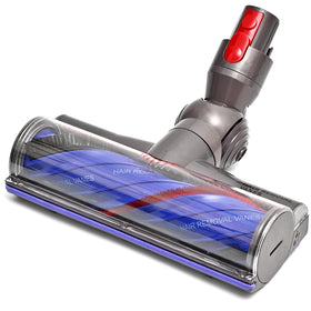 Brand Tivcroxs anti-tangle head fits Dyson V7–V8 and glides smoothly on floors.