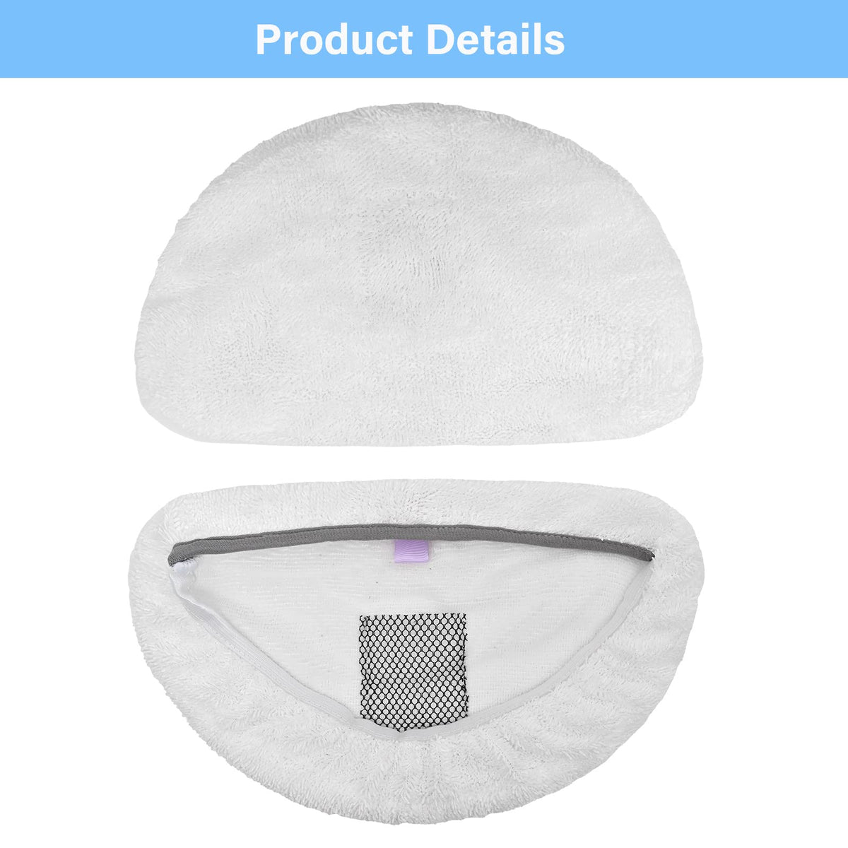 Tivcroxs six everyday pads and six scrub pads offer versatile cleaning.