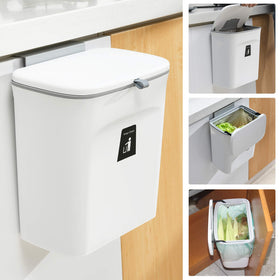 Tiyafuro compost bin with lid for countertop use, odor control