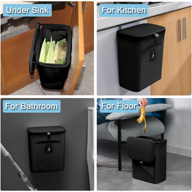 Tiyafuro compost bin shown with reusable bags for eco friendly setup