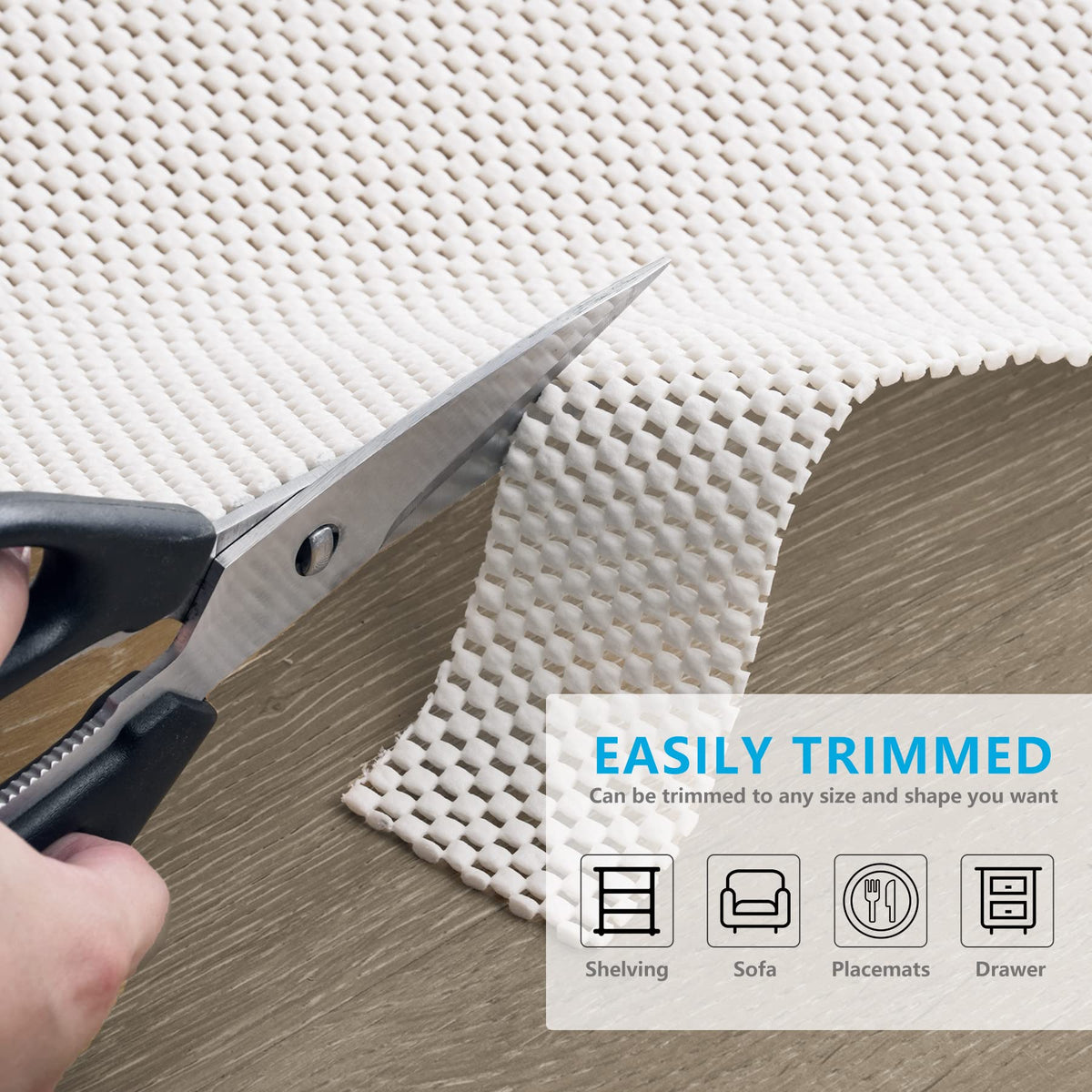 TJWODO durable eco-friendly material for safe rug protection.