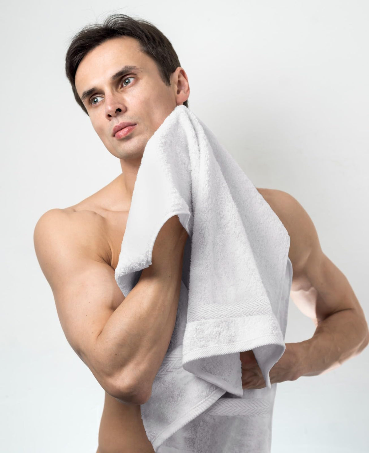 T&L lightweight soft feel towel, portrait shot suitable for travel or gym bag