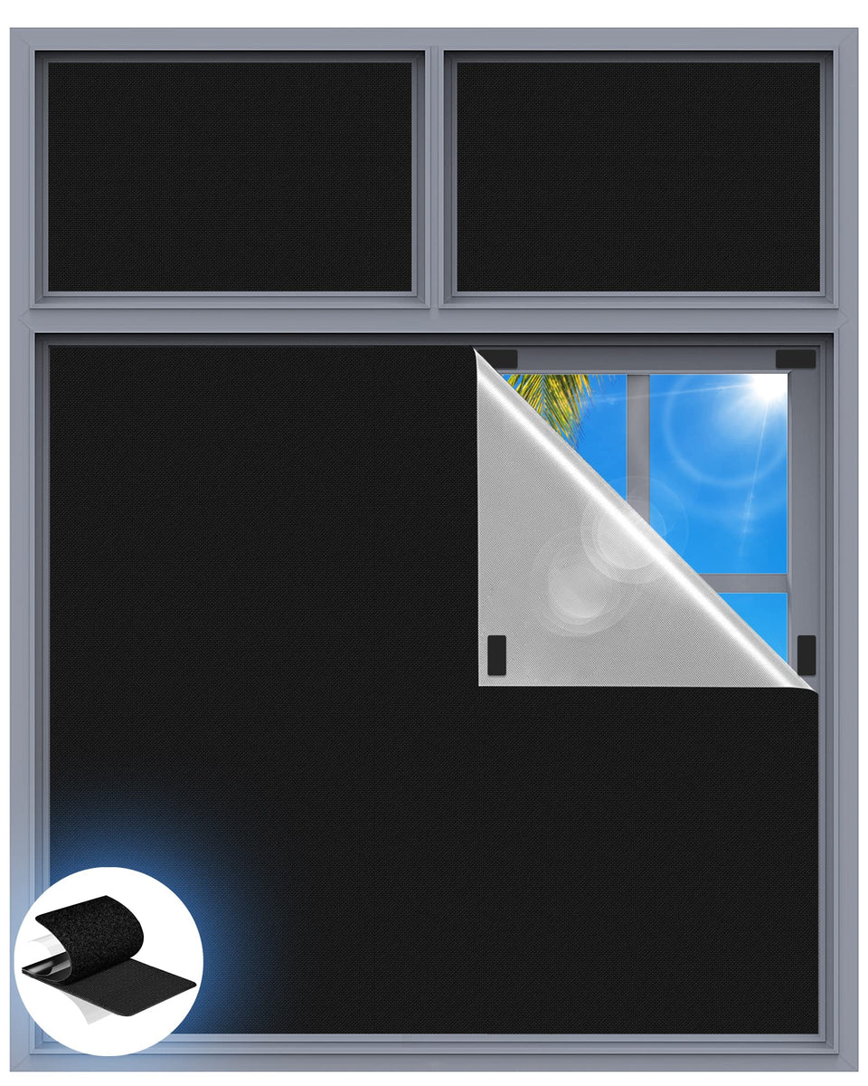 Tlany blackout curtains create complete darkness in the bedroom for deep sleep.