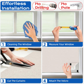 Tlany adhesive hooks installed on a window frame with residue-free setup.