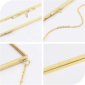 TLBTEK brass frame with hanging chain for easy installation