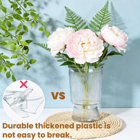 Tlence clear vase pack 12 for versatile home decor and events