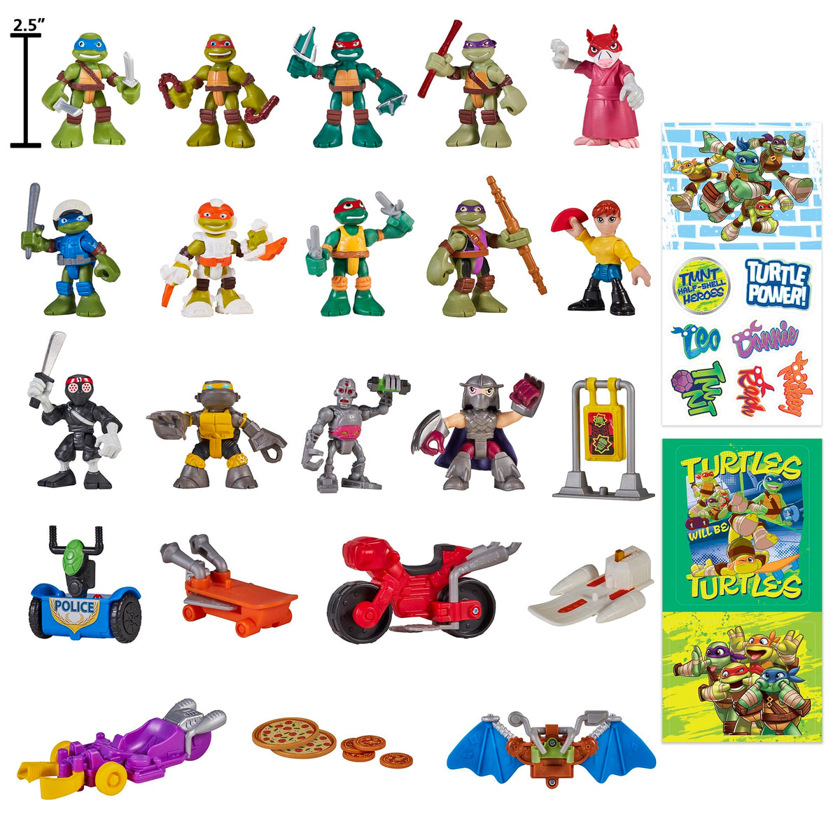 TMNT 14 action figures reveal, great for playtime imagination.