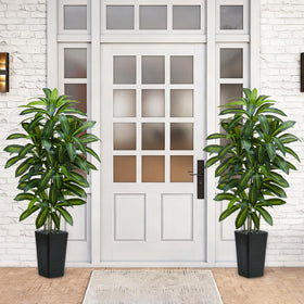 TNGGNT dracaena tree UV-resistant materials keep color vibrant indoors.