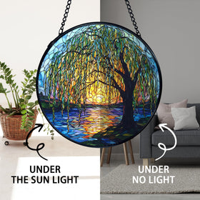TNUW Willow Tree festive decor for seasonal windows