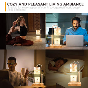 TOACSUCP candle warmer lamp base and shade blend modern and classic design.