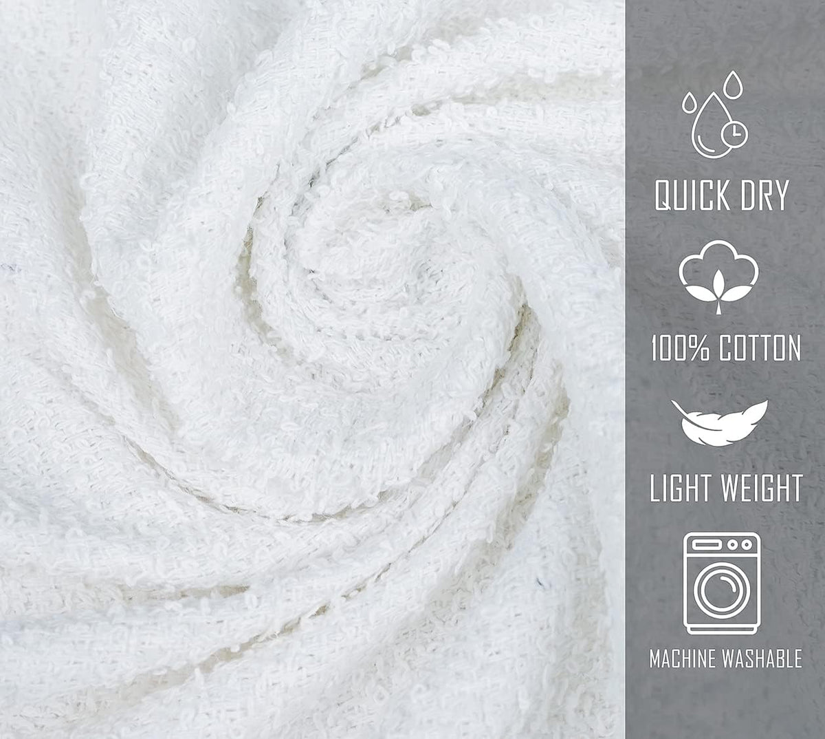 TOALLA highly absorbent towels ready to dry hair efficiently.