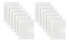 TOALLA white bath mat 18x25 inches, lightweight and quick-drying for hotel bathrooms