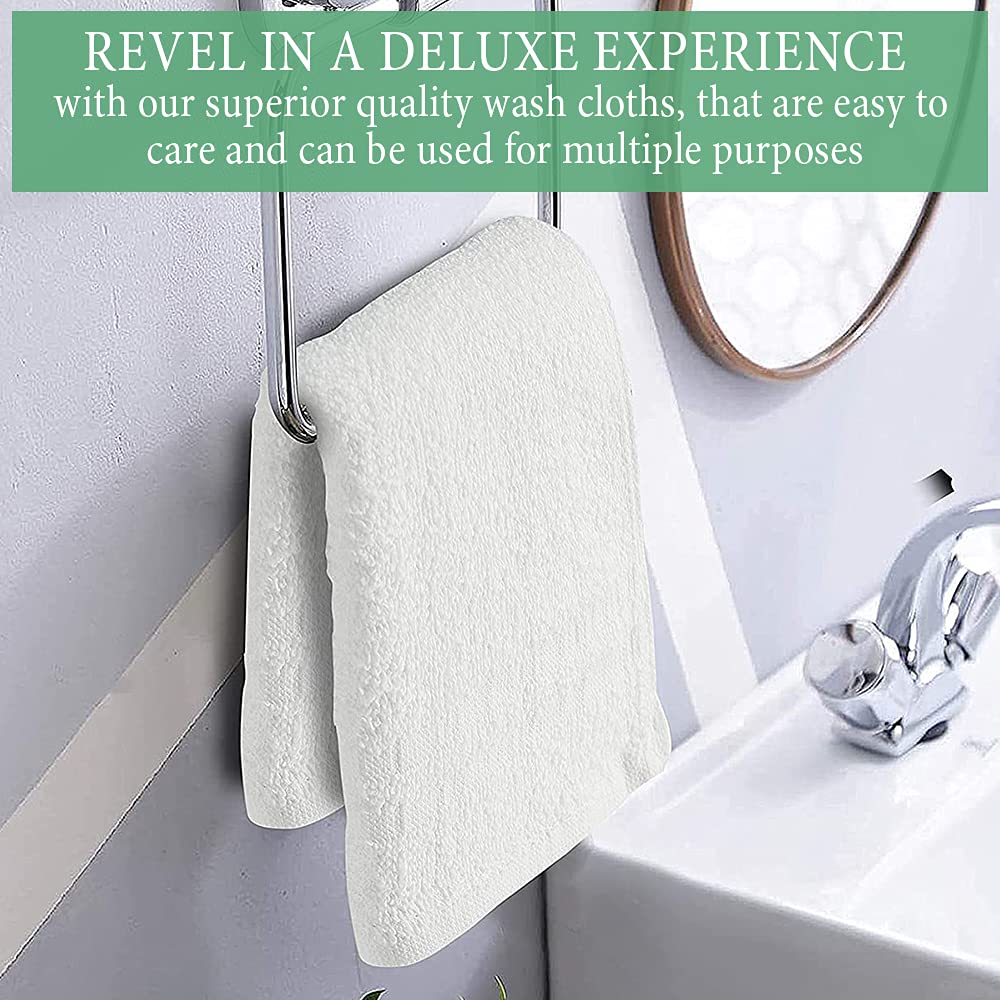 TOALLA washcloths highlight durable ring-spun cotton construction