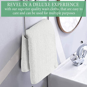 TOALLA washcloths highlight durable ring-spun cotton construction