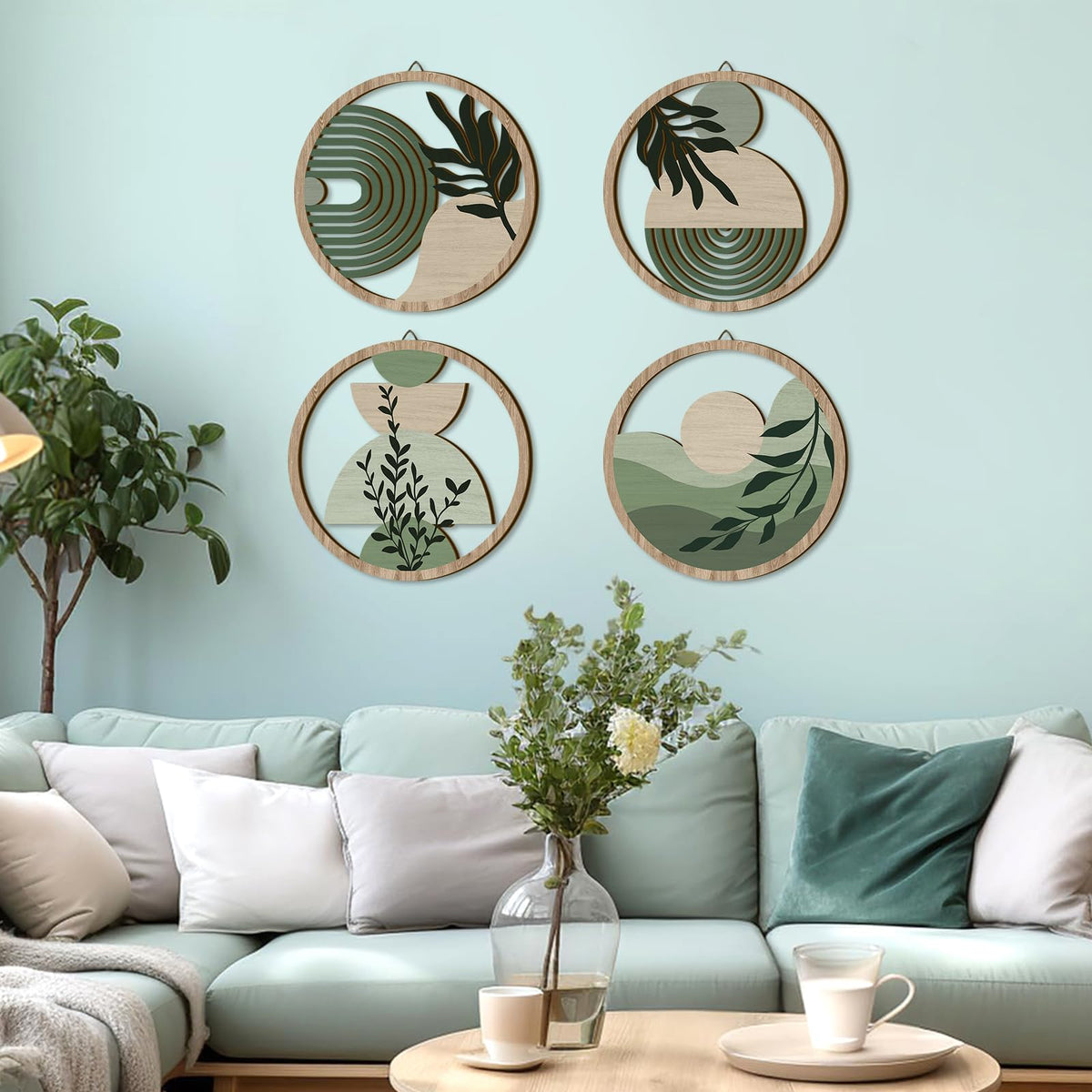 TOARTi farmhouse-style wall art in wood brings warm, rustic charm to any space.