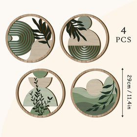 TOARTi greenery wall art sign forest leaves suits cozy balcony spaces.