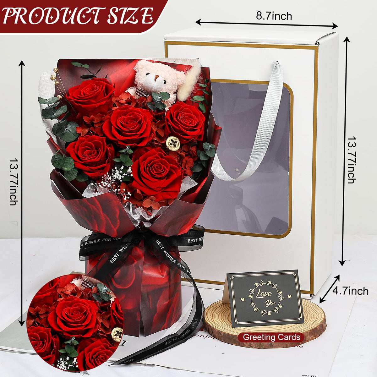 Tobilu bear gift box and greeting card for a ready-to-gift moment.