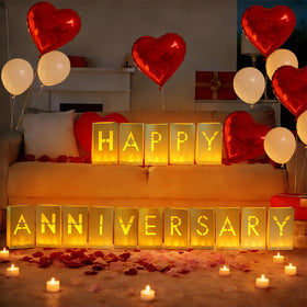 Tobilu red heart foil balloons add a romantic accent.