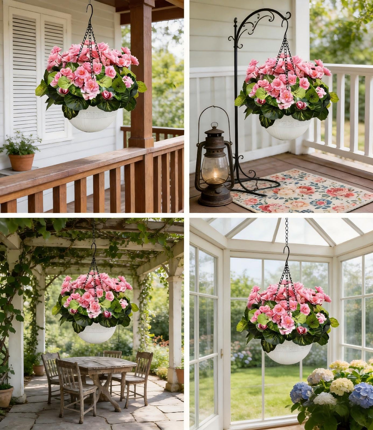 Tobilu UV-resistant silk flowers maintain bright appeal in sun exposure.