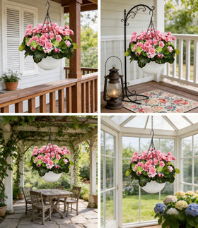 Tobilu UV-resistant silk flowers maintain bright appeal in sun exposure.