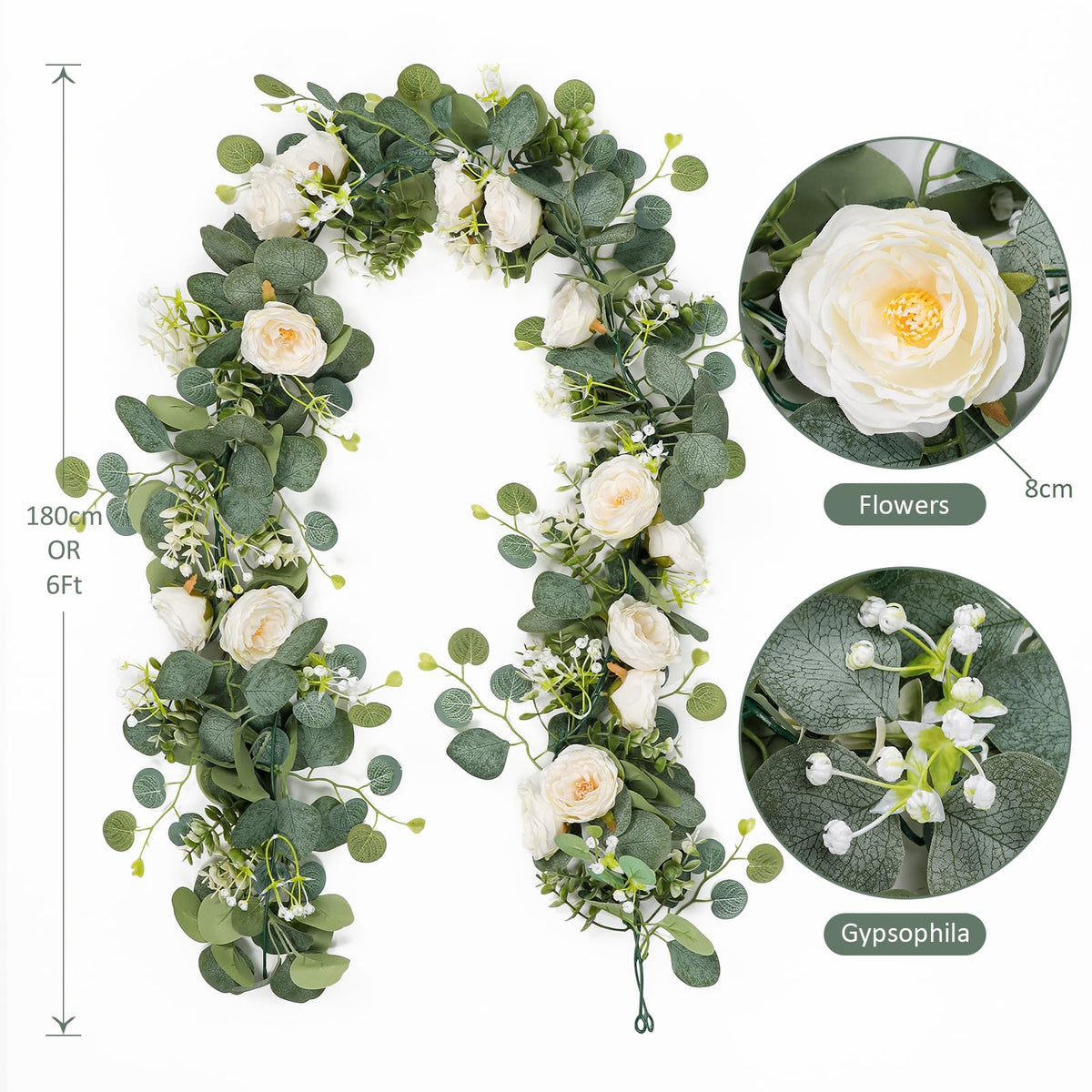 TOCHGREEN wedding arches and table runner setup idea