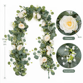 TOCHGREEN wedding arches and table runner setup idea
