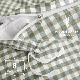TOCOMOA king-size pillowcases 20x36 with envelope closure shown.