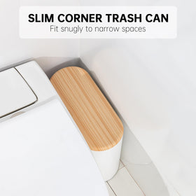 TODAYGO slim design fits bathrooms, bedrooms, and dorms.