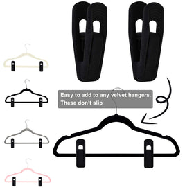 TOFIIGREM velvet hanger clip demonstrates strong grip to prevent slips