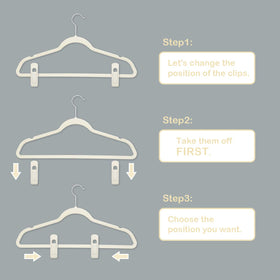 TOFIIGREM sturdy PP-based clips; durable daily use