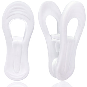 TOFIIGREM White Hanger Clips 60-Pack packshot, durable clips for organized closets.