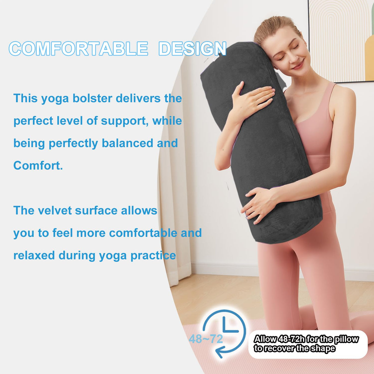 TokSay bolster handle design for easy carrying and transport.